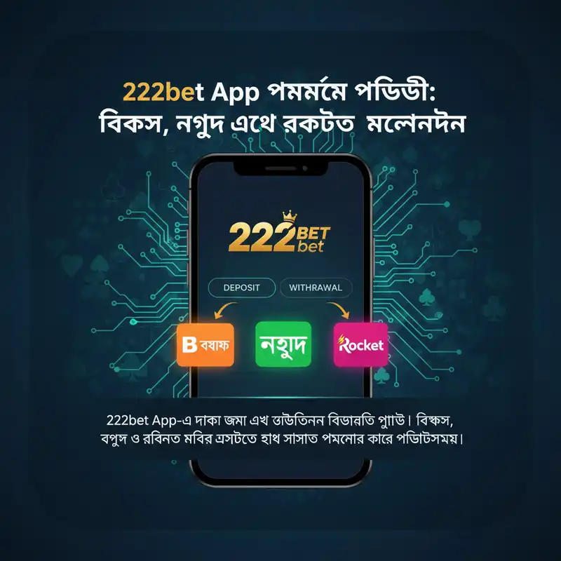 222bet App পেমেন্ট পদ্ধতি বিকাশ নগদ রকেট